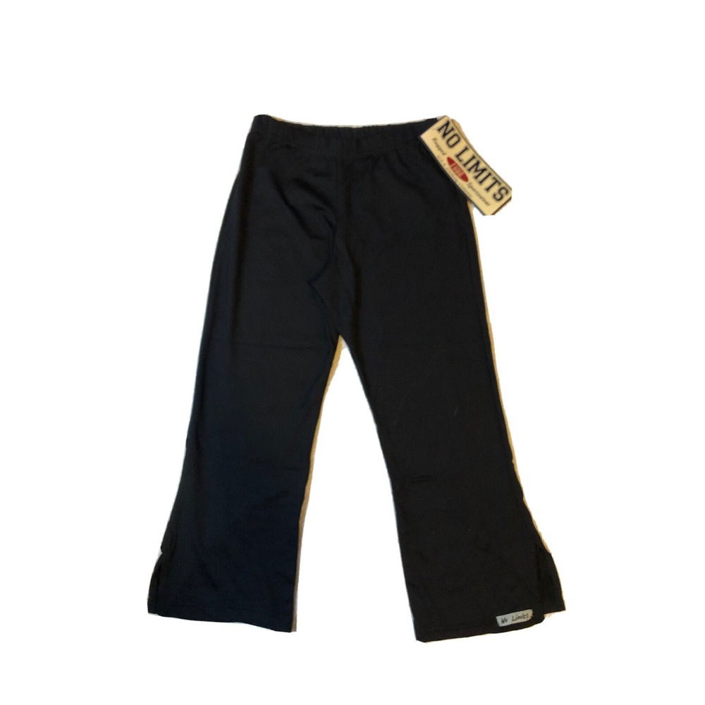 NO LIMITS - Sportswear- Girl's - NEW - Size: Youth Small -Capri Black Yoga Pants